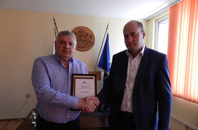 Председателят на ОБС Видин - с национална награда
