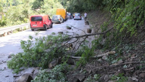 От утре обследват свлачищата под Трапезица и пътя между В