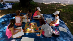 Футбол и рисуване заедно в Артиспорт