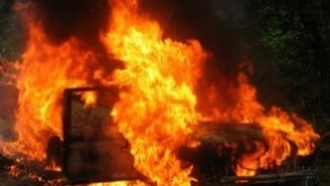 Пожар на пътя