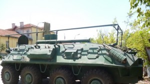 БТР60 в сбирката на Музея на бойната слава в Ямбол