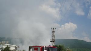 Пожар обхвана част от шуменското сметище