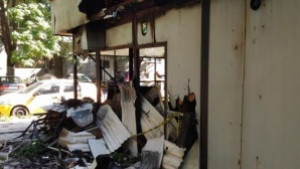 Нина Крушева се заема с опожарения през 2009 г магазин