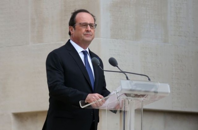 Франция ще предостави артилерия на иракската армия, заяви Оланд