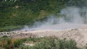 Шуменското сметище отново гори