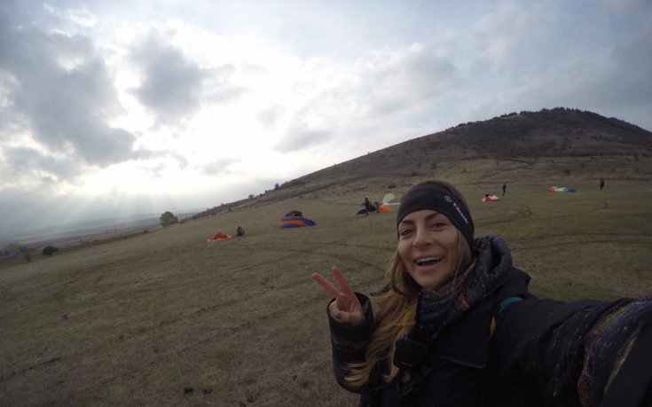 Сани Жекова изпробва нов екстремен спорт