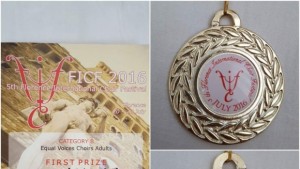 Мъжки хор Св Иван Рилски с първа награда от фестивал