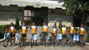 Обиколка на България с велосипед спря в Дупница