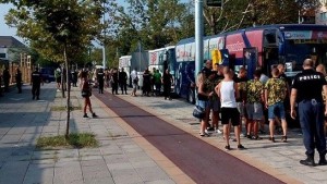 На път за мача в Бургас фенове на Ботев и