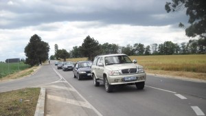 Верижна катастрофа по пътя Силистра Добрич