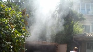 Подпали се микробус в Казанлък