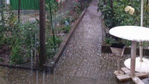 Гръмотевична буря и градушка в Кюстендил