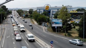 Брутално задръстване в Бургас