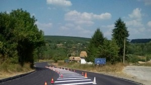 До две седмици завършва ремонтът на пътя Разград Попово в