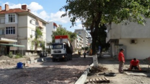 Ремонтът на улица Васил Левски в Нова Загора продължава