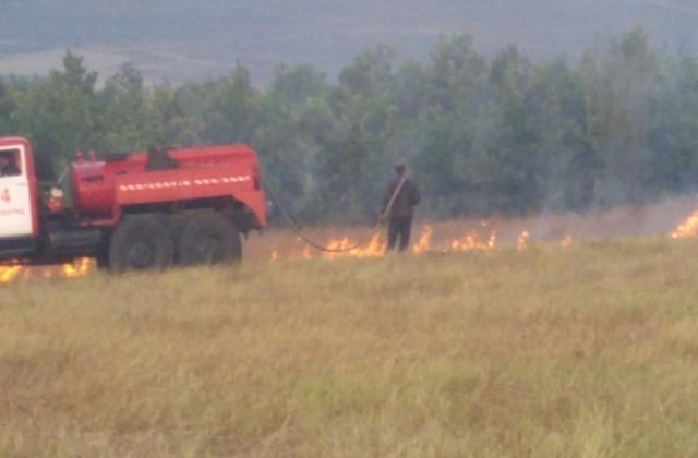 Отново голям пожар в област Хасково