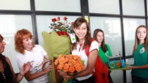 197 рози за състезателката на Берое Мирела Демирева