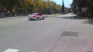 Автомобилът на победителя в рали Сливен Пламен Стайков е изряден