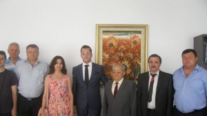 Родственици на ген Колев се срещнаха с кмета и областния