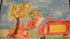 Международен конкурс за детска рисунка С очите си видях бедата