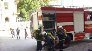 Горя къща в Алфатар