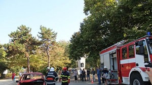 Демонстрация как се спасяват пострадали в катастрофа се проведе в