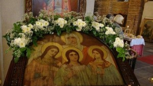 Църквата почита великомъченица София и дъщерите й Вяра Надежда и