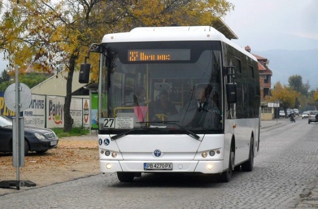 Автобус № 27 променя маршрута си