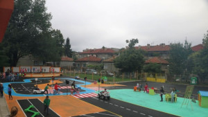 Интерактивна детска площадка по безопасност на движението заработи в Търговище