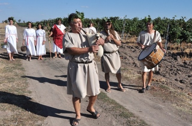 С възстановка на древен ритуал стартира гроздоберът край Баните