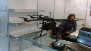 Дрон с камера за откриване на радиация показват на Международния