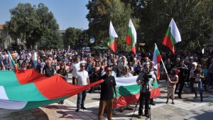 Протестът в Харманли бежанските лагери на границата