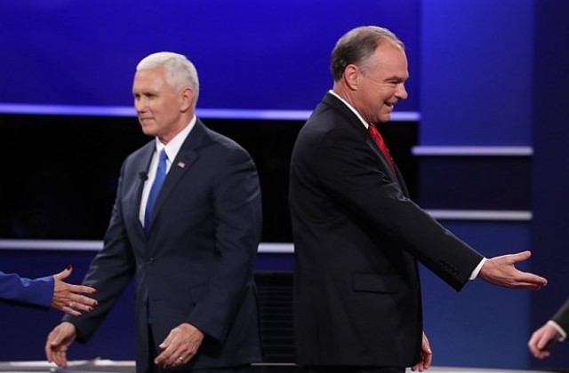 Кой е победителят от тв дебата между кандидатите за вице на Клинтън и Тръмп?