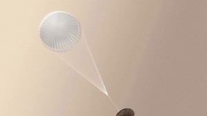 Скиапарели е направил плитък кратер когато се е разбил на