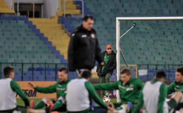 Тренировката на националите в снимки