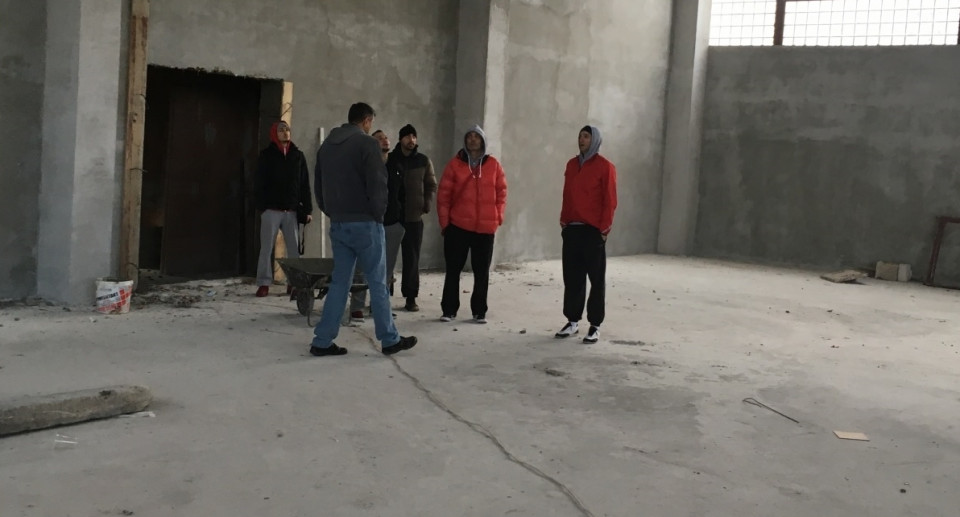 Ръководството на БК ЦСКА инспектира строежа на новата зала1