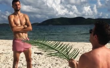 Гришо впечатли с любопитен начин за разхлада