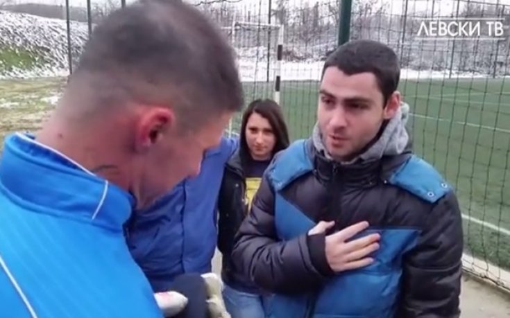 Благородно: Йоргачевич подкрепи фен на Левски от Русе в беда