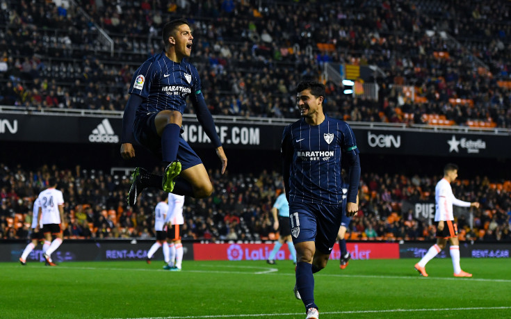 Малага се спаси във Валенсия с гол в продължението