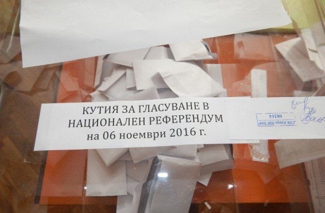 Резултати от референдума в област Добрич при обработени една трета от протоколите