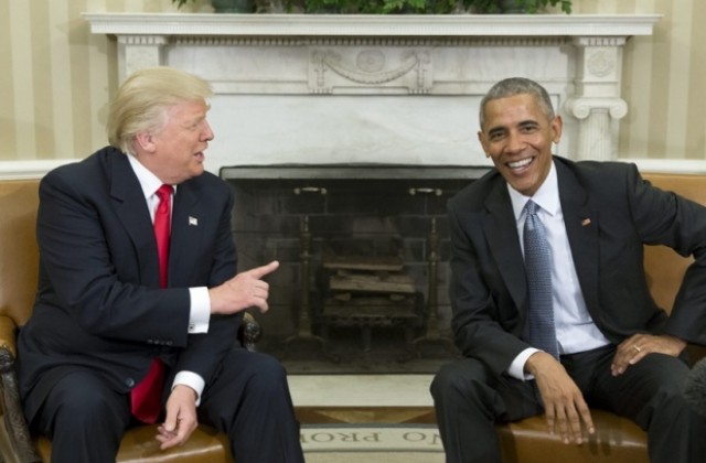 Какво си казаха Обама и Тръмп в Овалния кабинет?