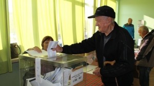 В областта Повисока избирателна активност от първи тур има и