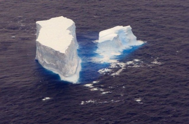Морският лед в Арктика е рекордно малко