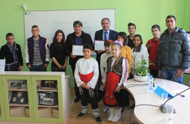 Георг Спартански беше бизнес доброволец в ученическа инициатива в Славяново