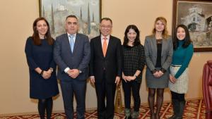 Кметът на Сливен посрещна посланика на Япония у нас Шиничи