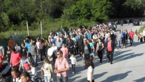 Жителите на Гърмен отново напомниха за нерешения ромски проблем