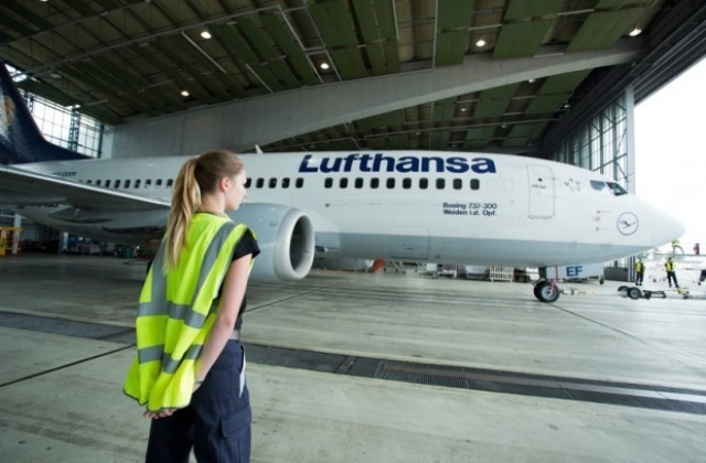 Луфтханза отменя всички полети от и до София на 24 ноември