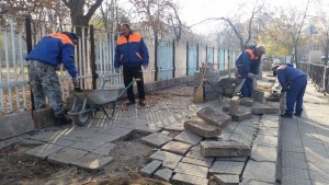 Подменят тротоарите в СЕВЕРЕН