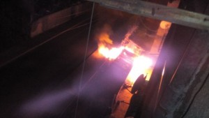 Как бе потушен пожар на габровската улица Ангел Кънчев ВИДЕО