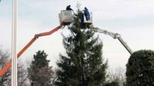 Коледното дърво в Стара Загора светва тази вечер